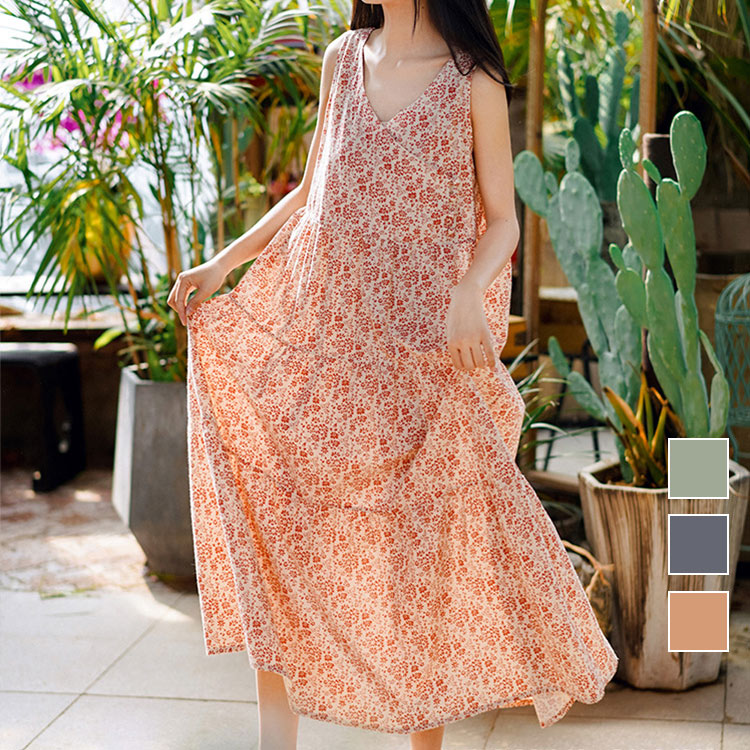 207221 Floral Dress